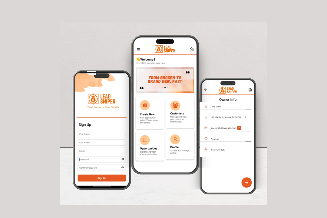 Lead Sniper — Home repair lead generator app
