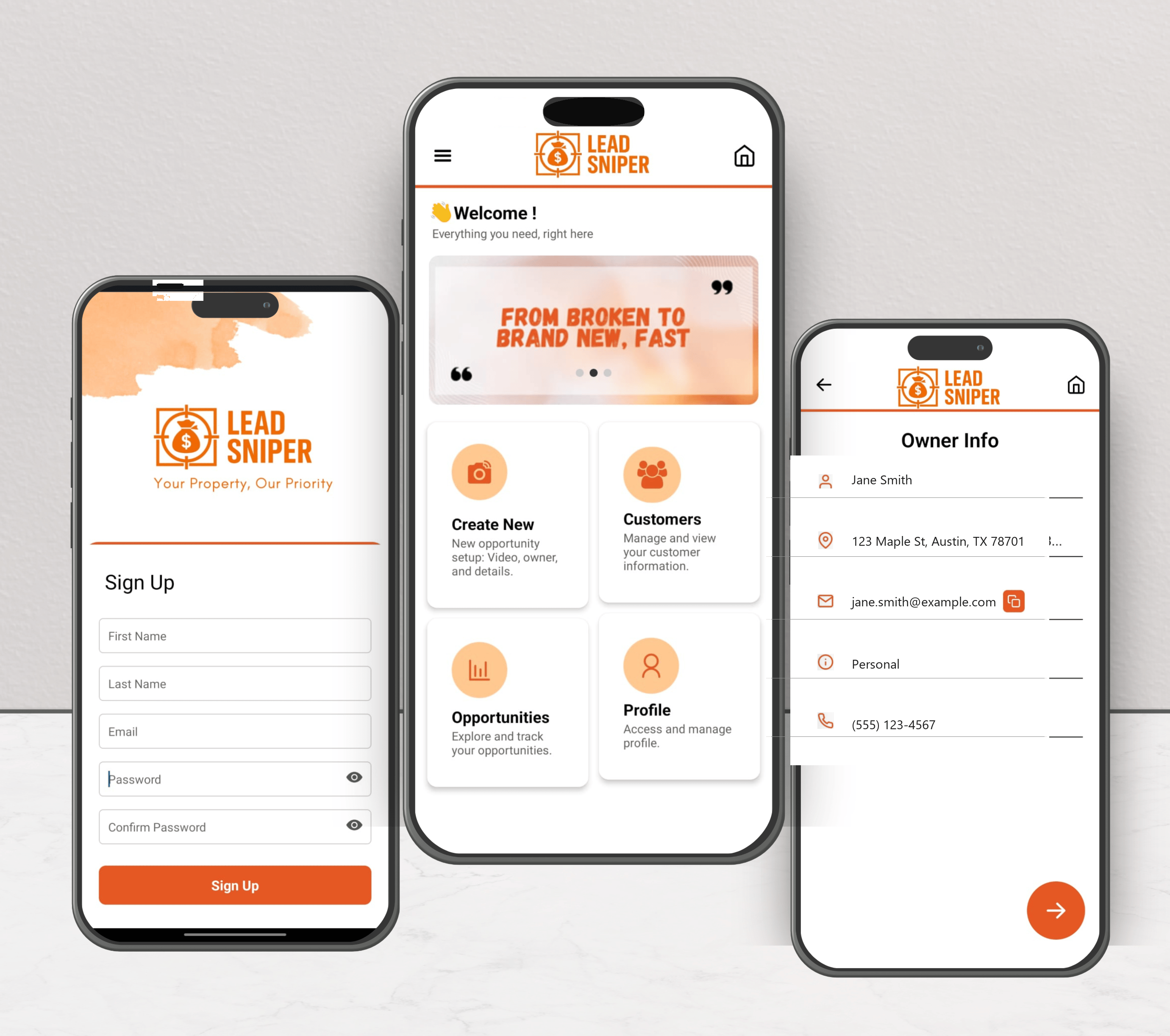 Lead Sniper — Home repair lead generator app